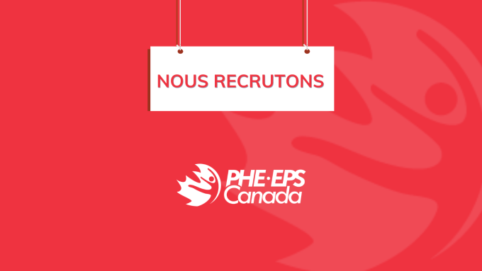 Visuel d'affichage de poste contenant le logo d'EPS Canada et le texte Nous embauchons.